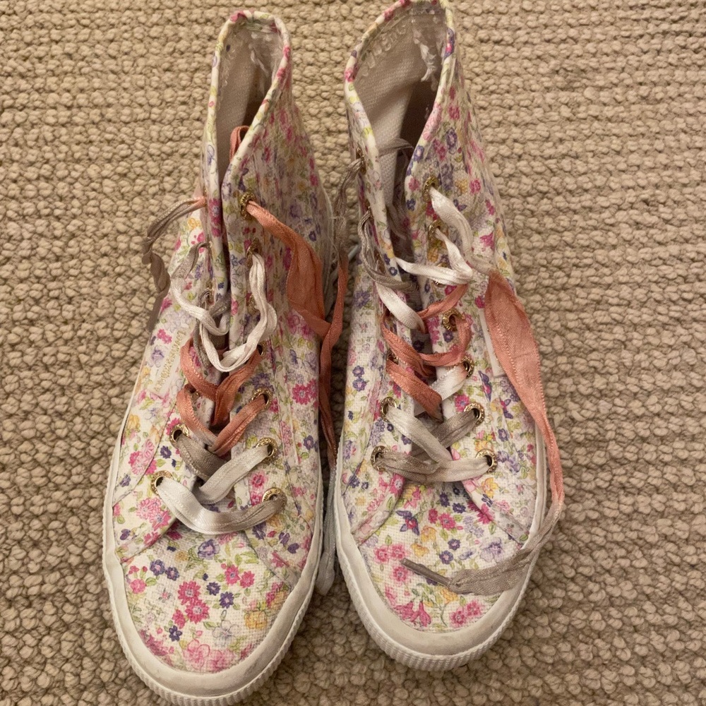 Superga x loveshackfancy high top sneakers